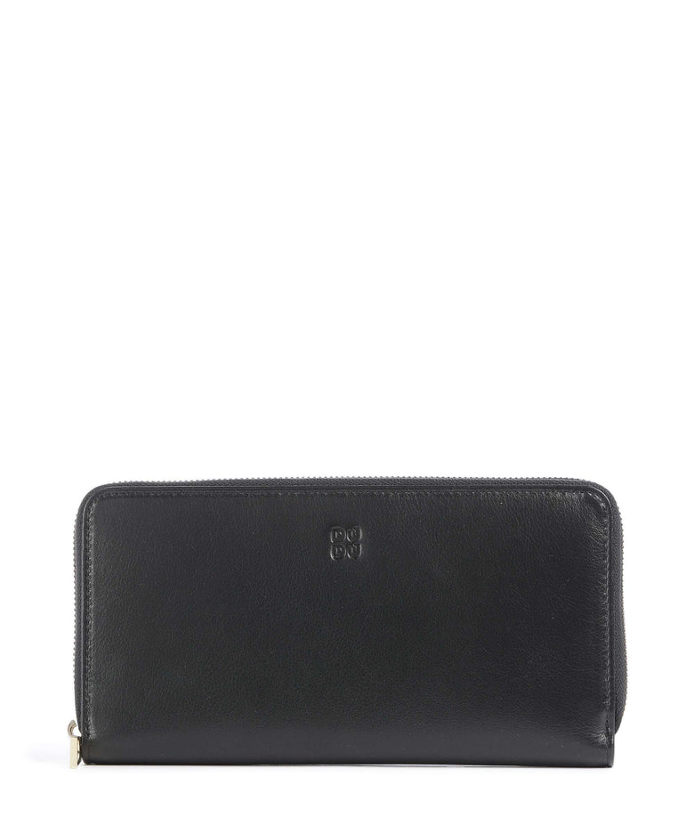 DuDu Bags Ustica Wallet black lavander
