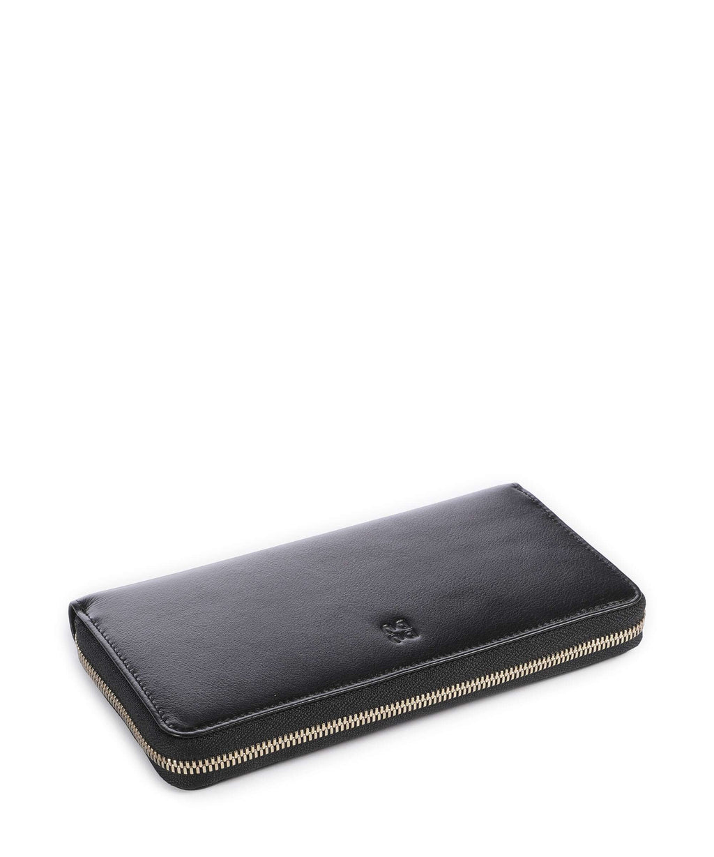 DuDu Bags Ustica Wallet black lavander