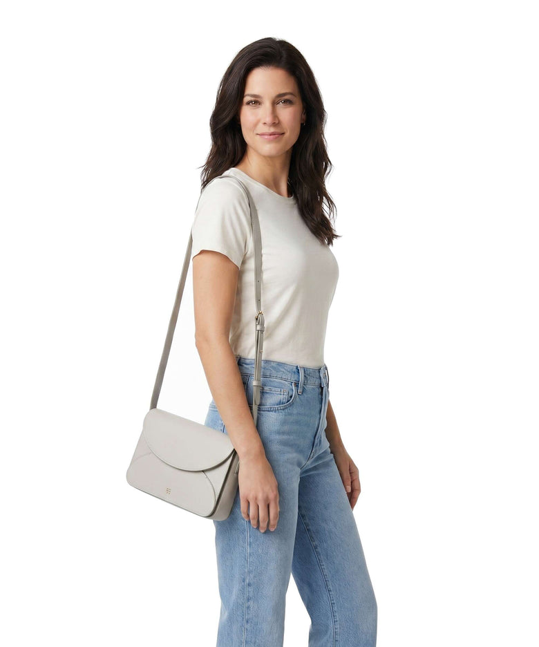 DuDu Bags Colorful Agnese Crossbody bag pearl grey