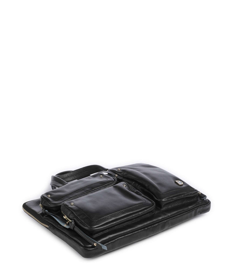 DuDu Bags Pocket Dots Laptop bag nero
