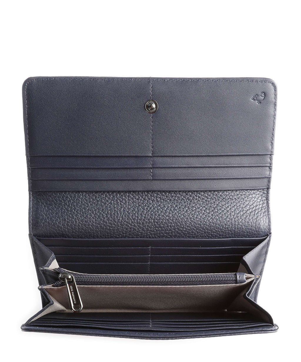 Mandarina Duck Mellow Leather Wallet dress blue
