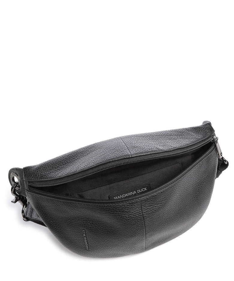 Mandarina Duck Mellow Leather Belt bag nero