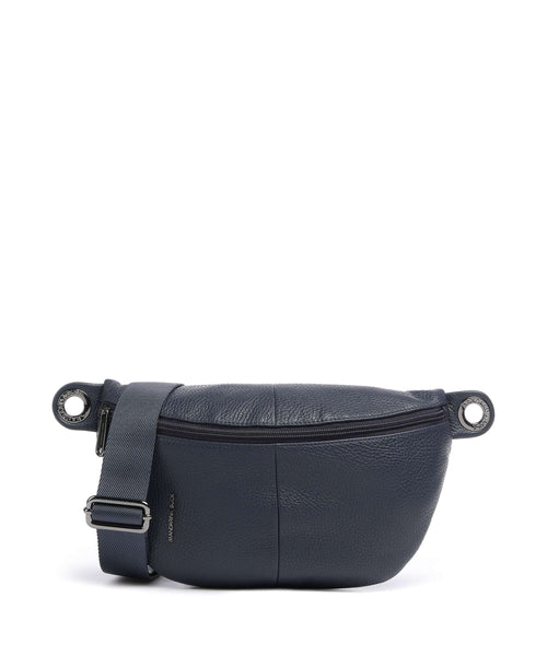 Mandarina Duck Mellow Leather Belt bag dress blue