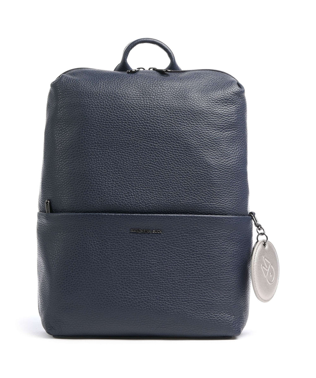 Mandarina Duck Mellow Leather Backpack dress blue