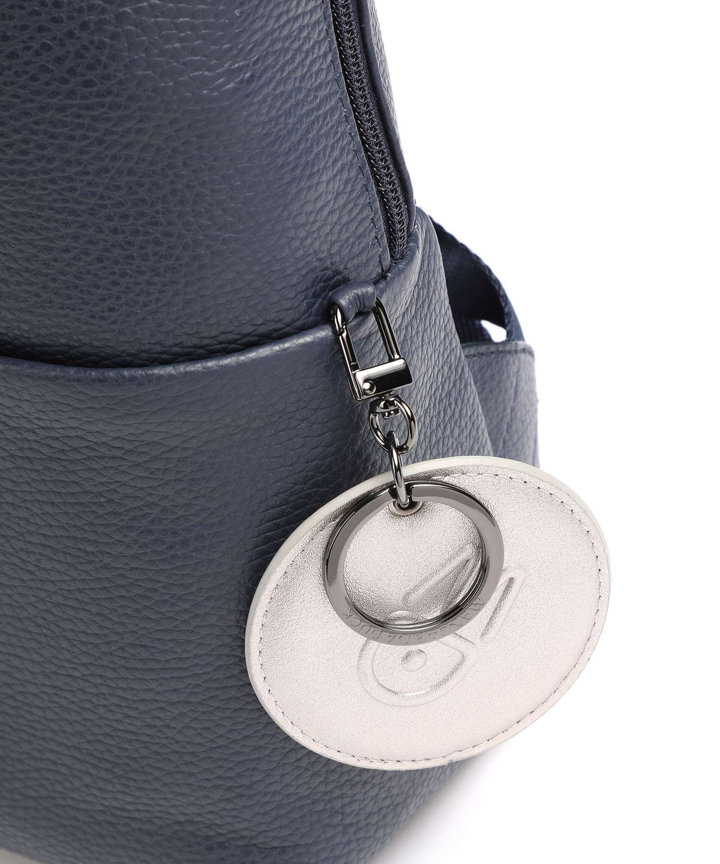 Mandarina Duck Mellow Leather Backpack dress blue