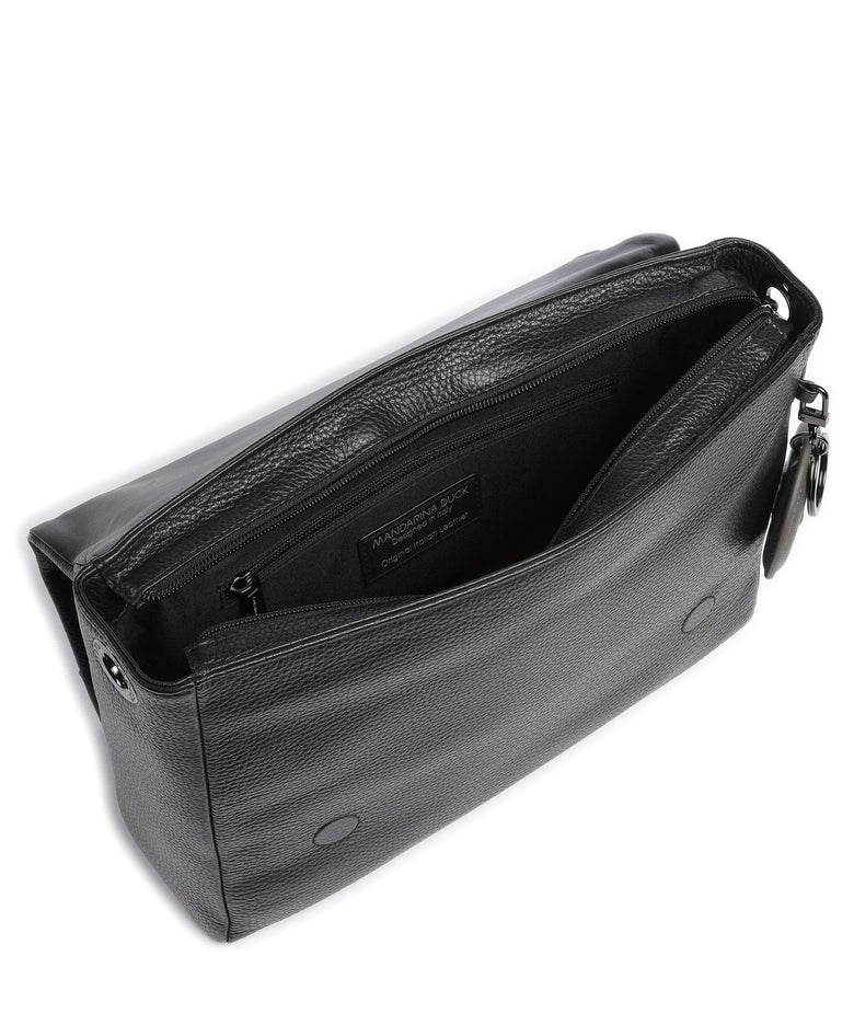 Mandarina Duck Mellow Leather Shoulder bag nero