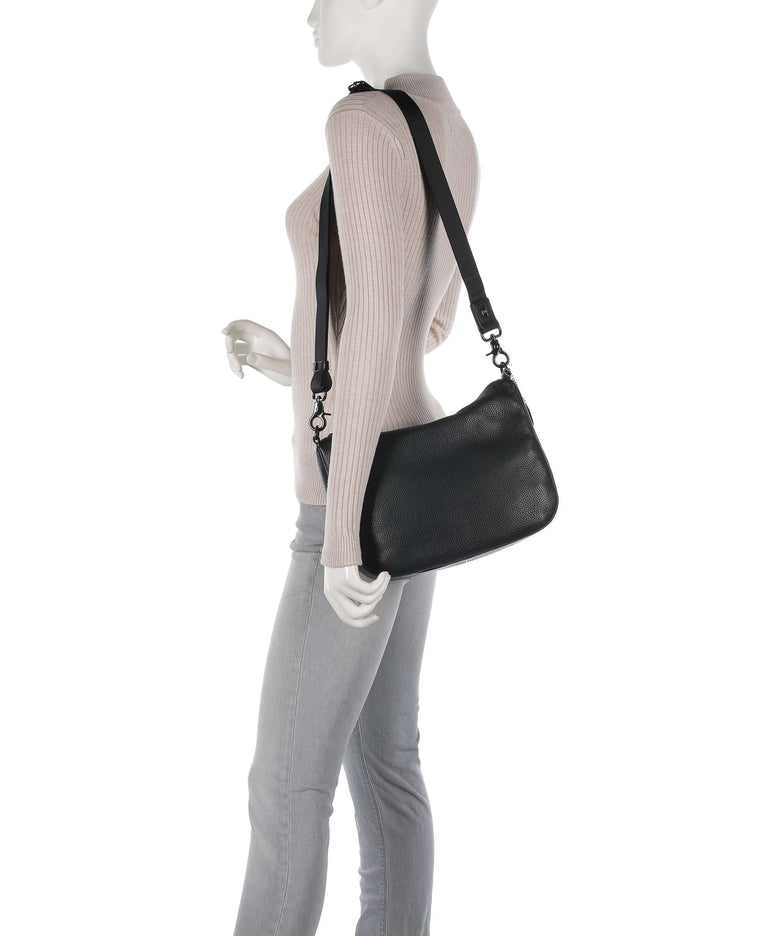 Mandarina Duck Mellow Leather Crossbody bag nero