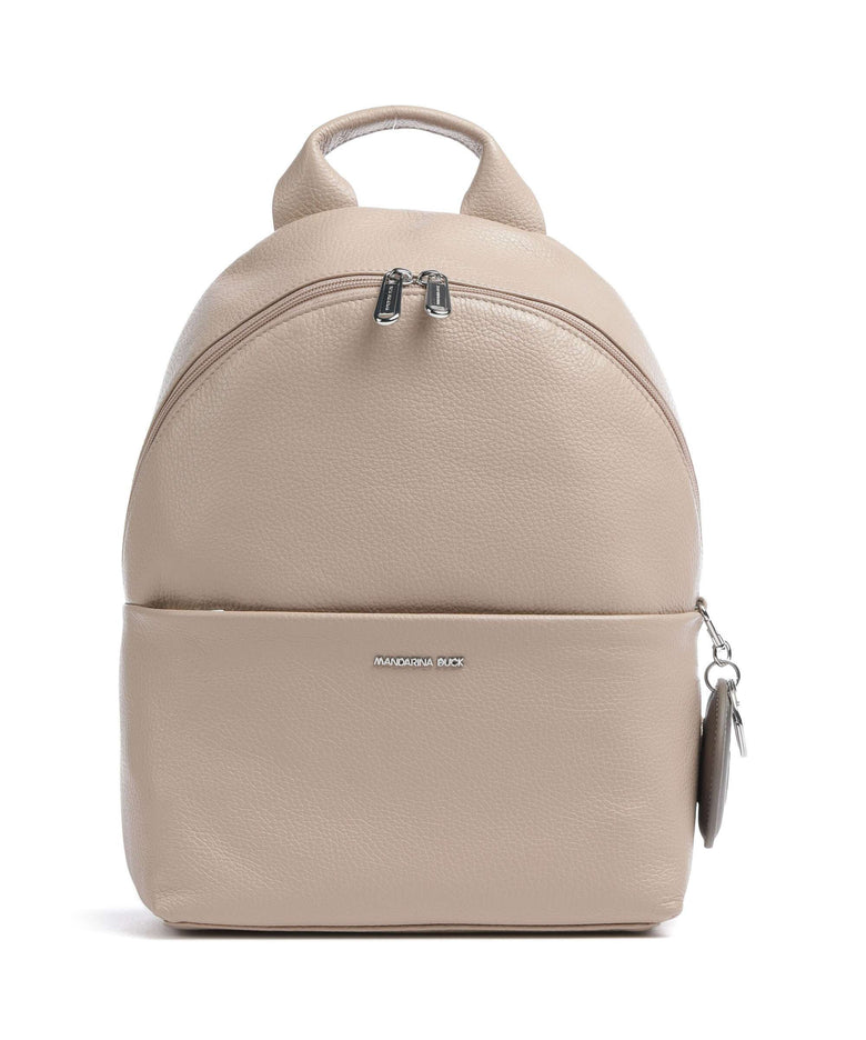 Mandarina Duck Mellow Leather Backpack warm taupe