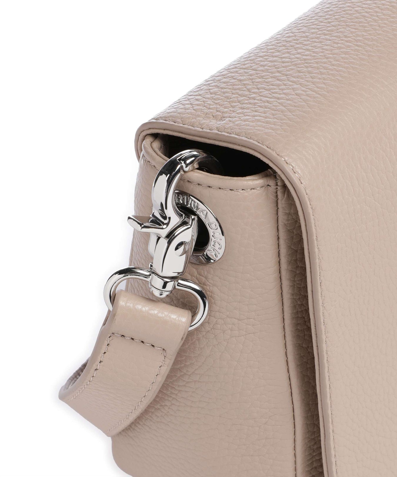 Mandarina Duck Mellow Leather Shoulder bag warm taupe