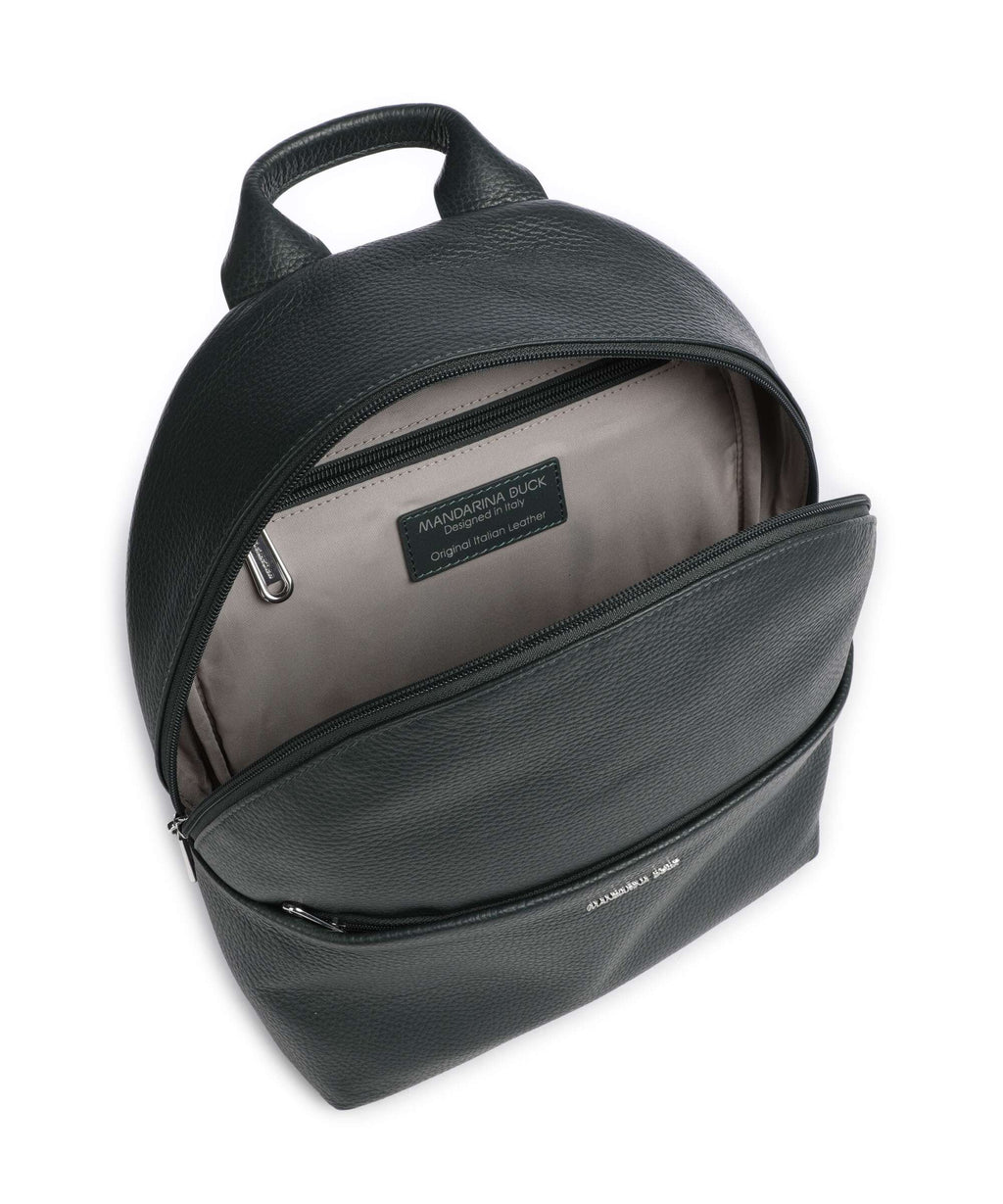 Mandarina Duck Mellow Leather Backpack scarab