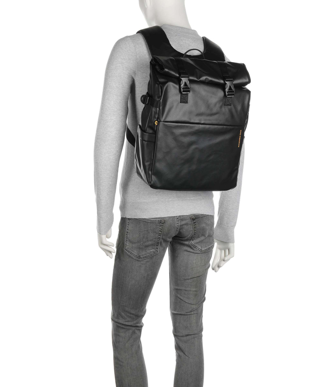 Mandarina Duck Eco Coated Laptop backpack black