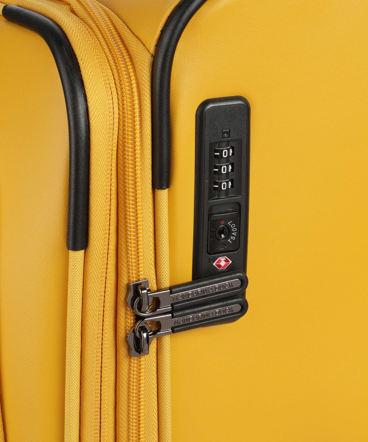 Mandarina Duck Coated Spinner (4 wheels) duck yellow