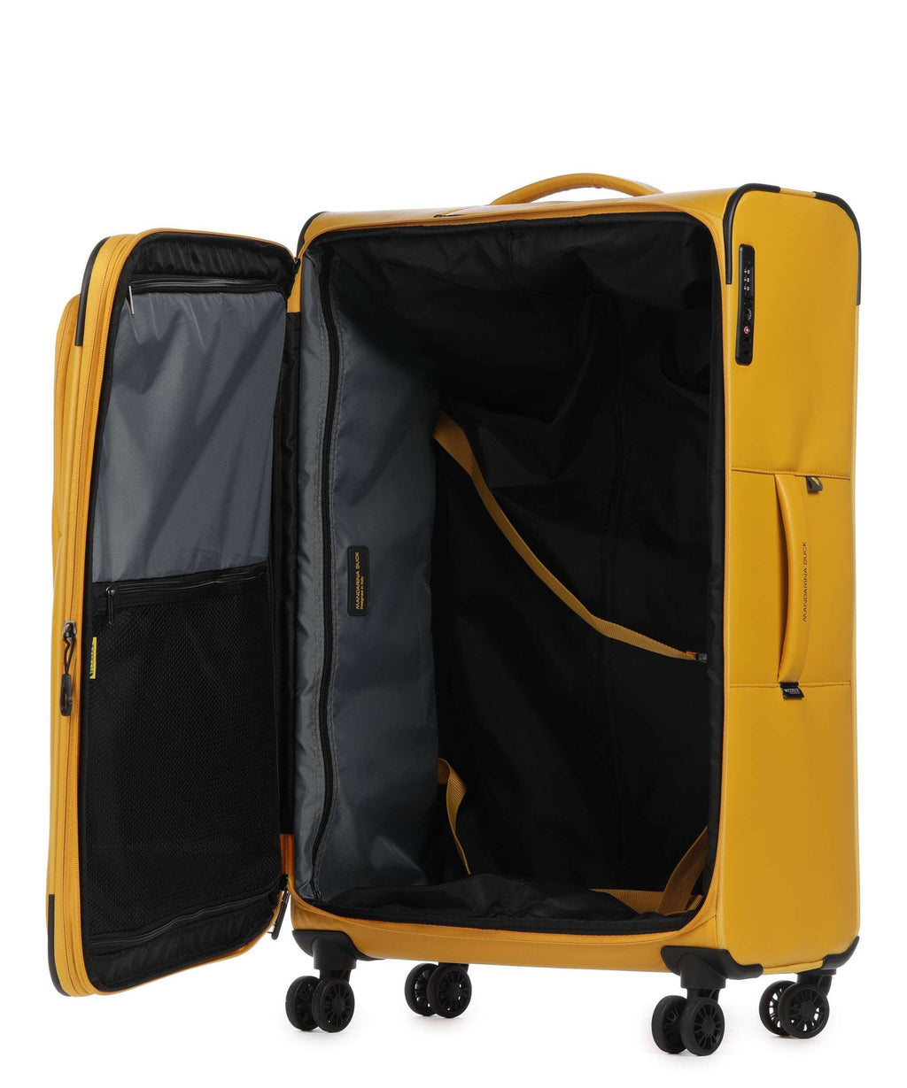 Mandarina Duck Coated Spinner (4 wheels) duck yellow