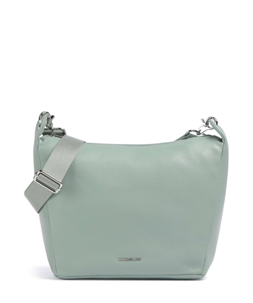 Mandarina Duck Mellow Leather Crossbody bag iceberg green