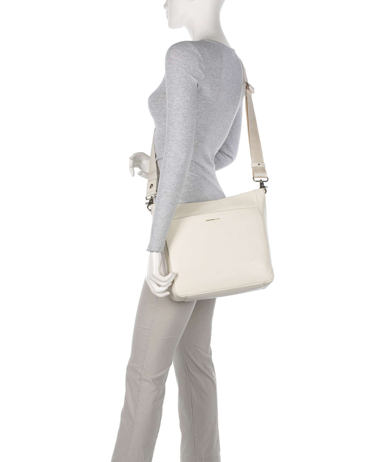 Mandarina Duck Mellow Leather Shoulder bag almond