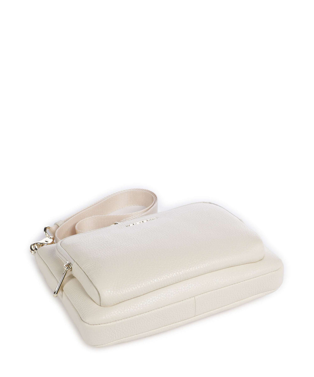 Mandarina Duck Mellow Leather Crossbody bag almond