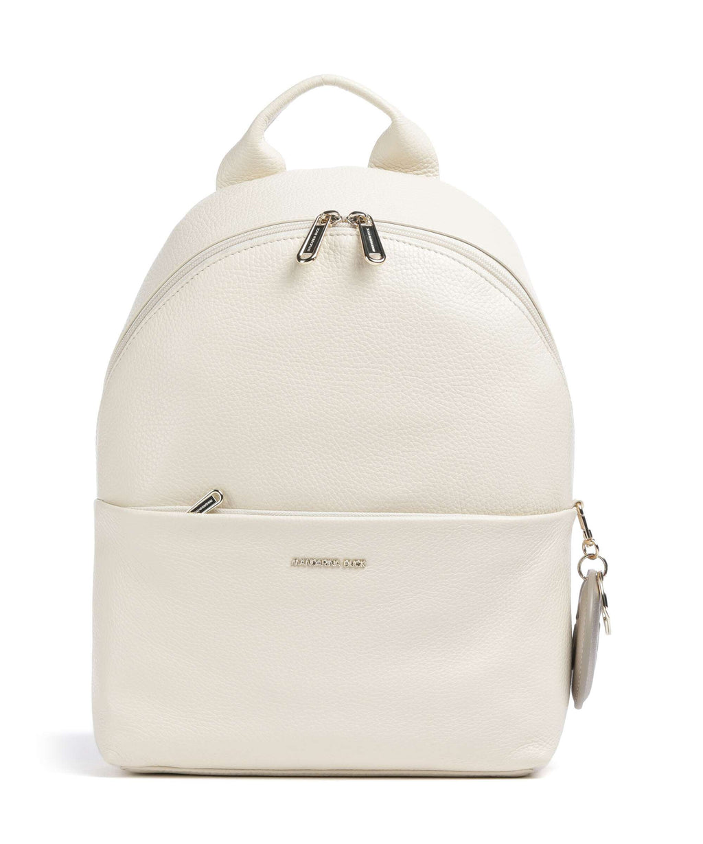 Mandarina Duck Mellow Leather Backpack almond
