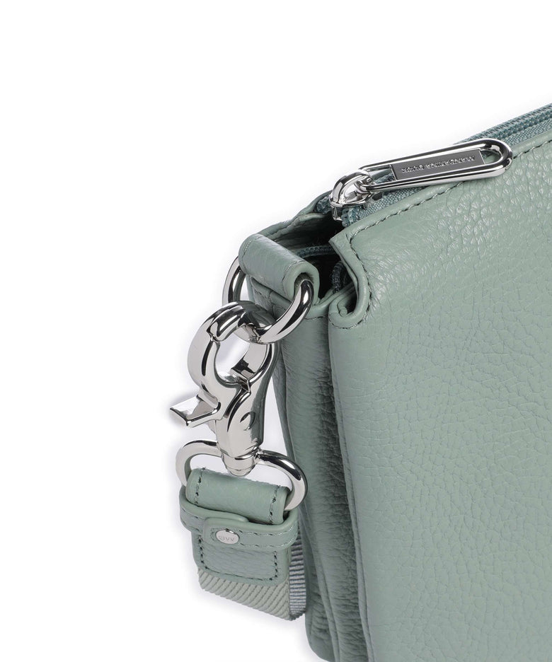 Mandarina Duck Mellow Leather Crossbody bag iceberg green