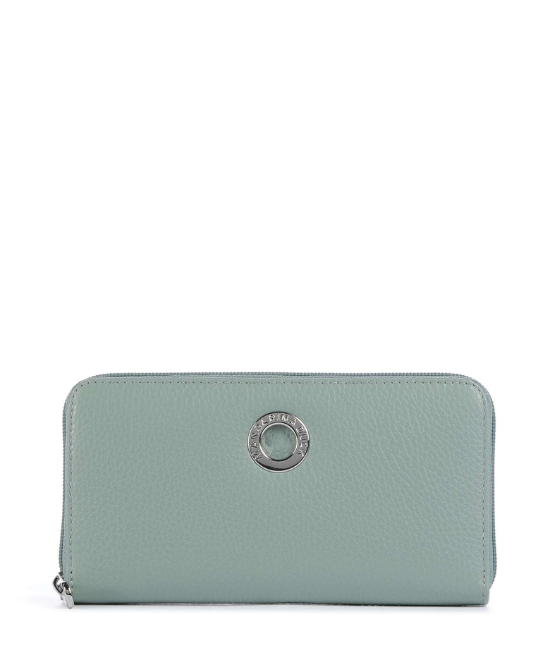 Mandarina Duck Mellow Leather Wallet iceberg green