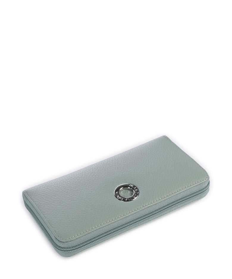 Mandarina Duck Mellow Leather Wallet iceberg green