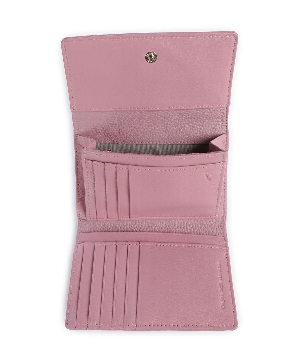 Mandarina Duck Mellow Leather Wallet lilac rose