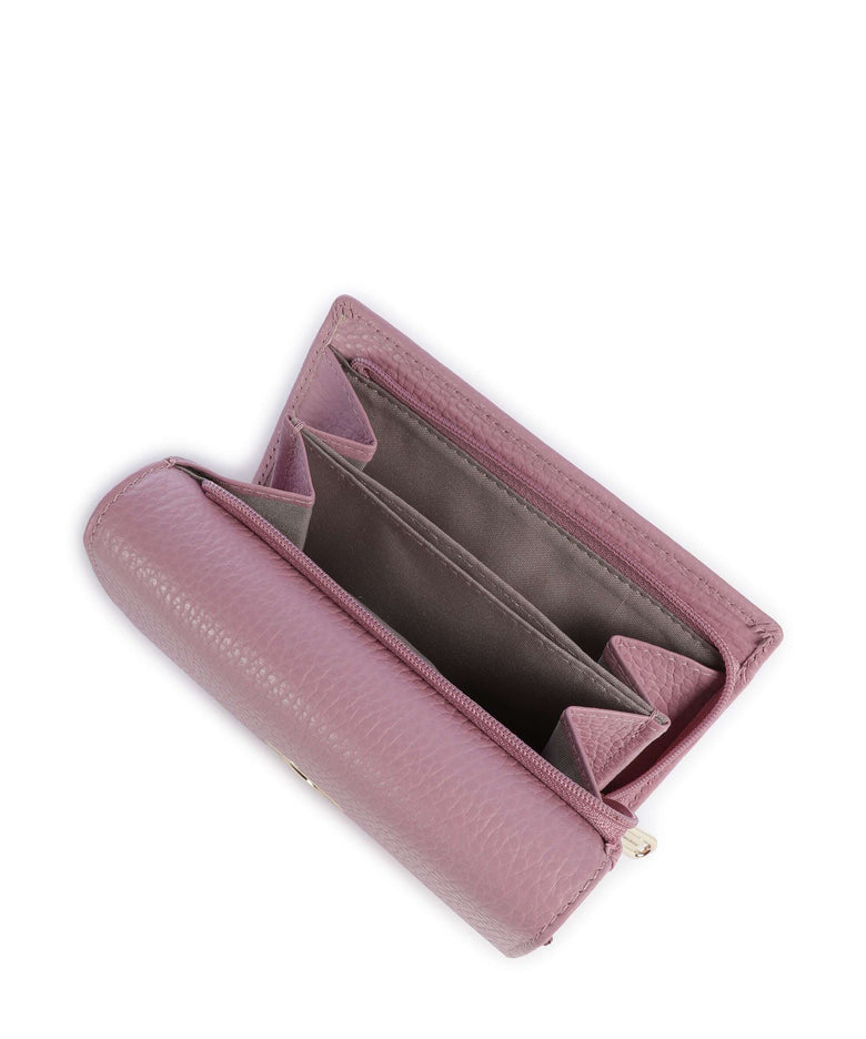 Mandarina Duck Mellow Leather Wallet lilac rose