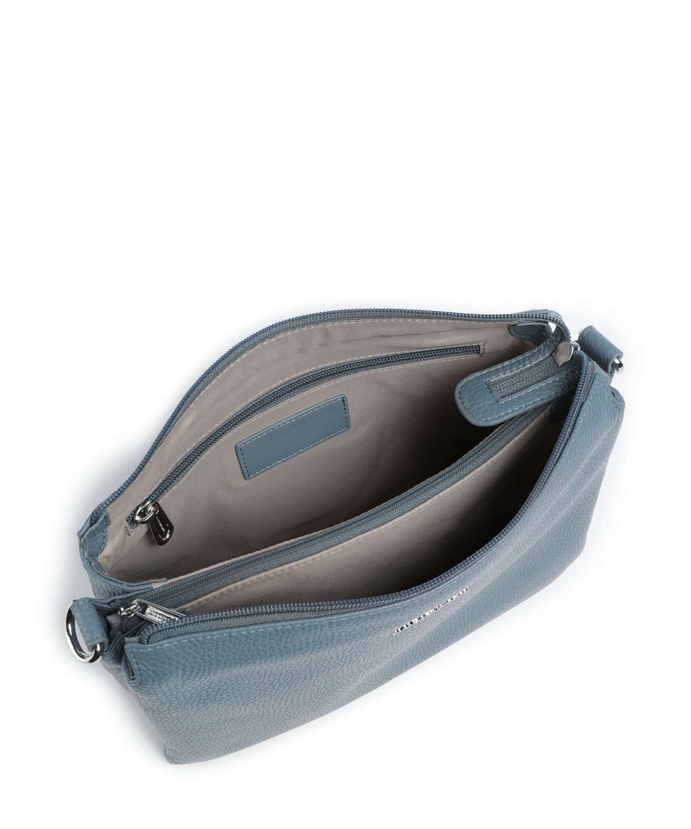 Mandarina Duck Mellow Leather Crossbody bag iron