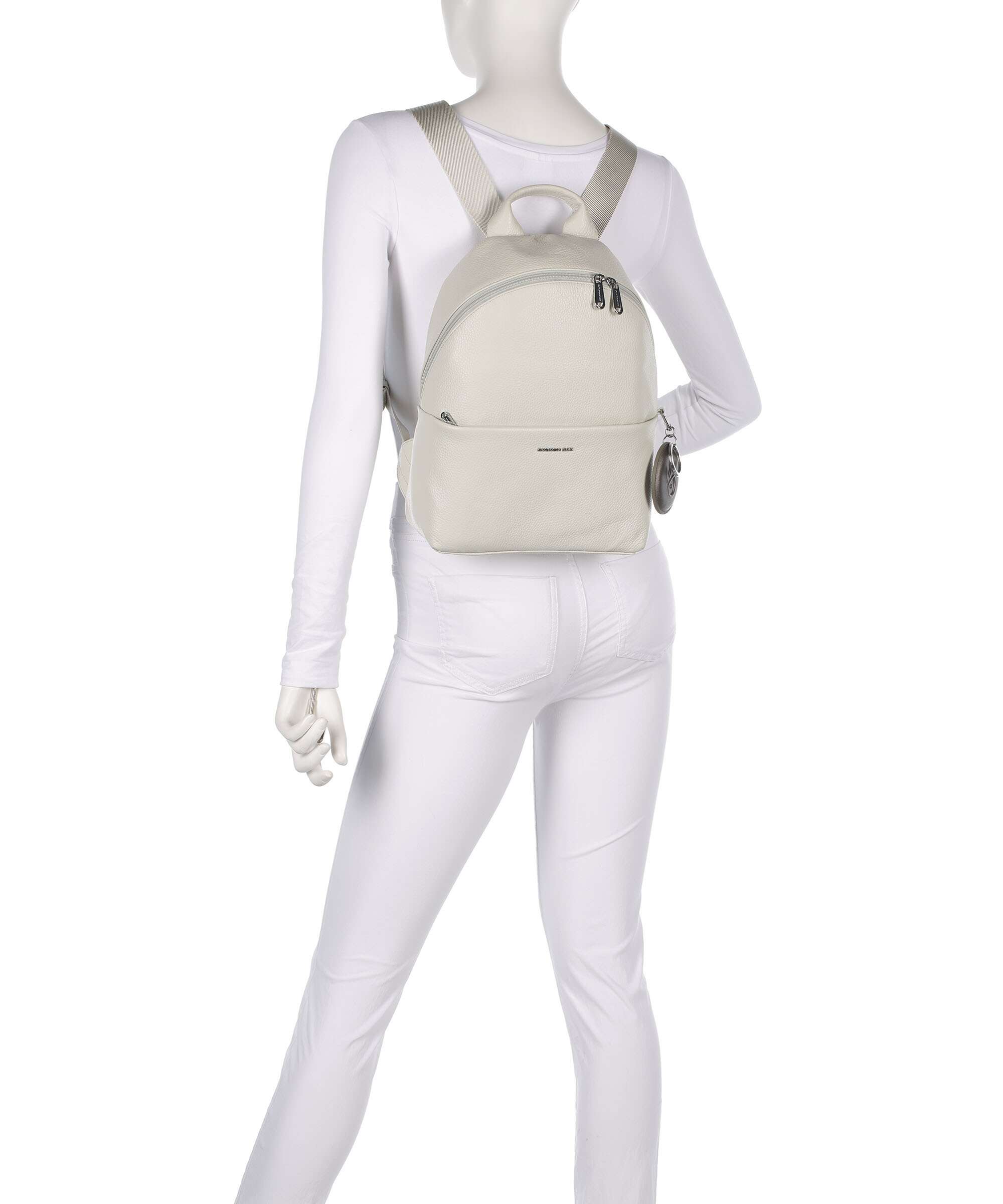Mandarina Duck Mellow Leather Backpack cashmere