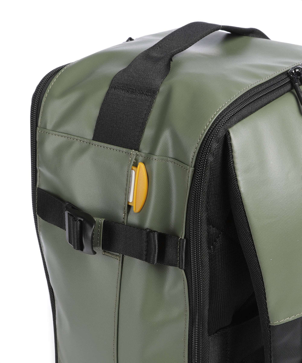 Mandarina Duck Coated Backpack pine green