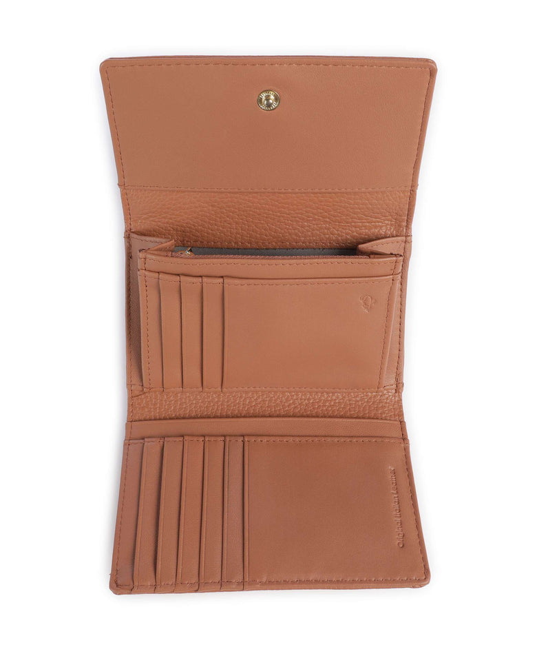 Mandarina Duck Mellow Leather Wallet pecan nut