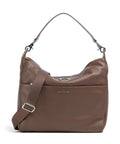 Mandarina Duck Mellow Leather Hobo bag milk chocolate