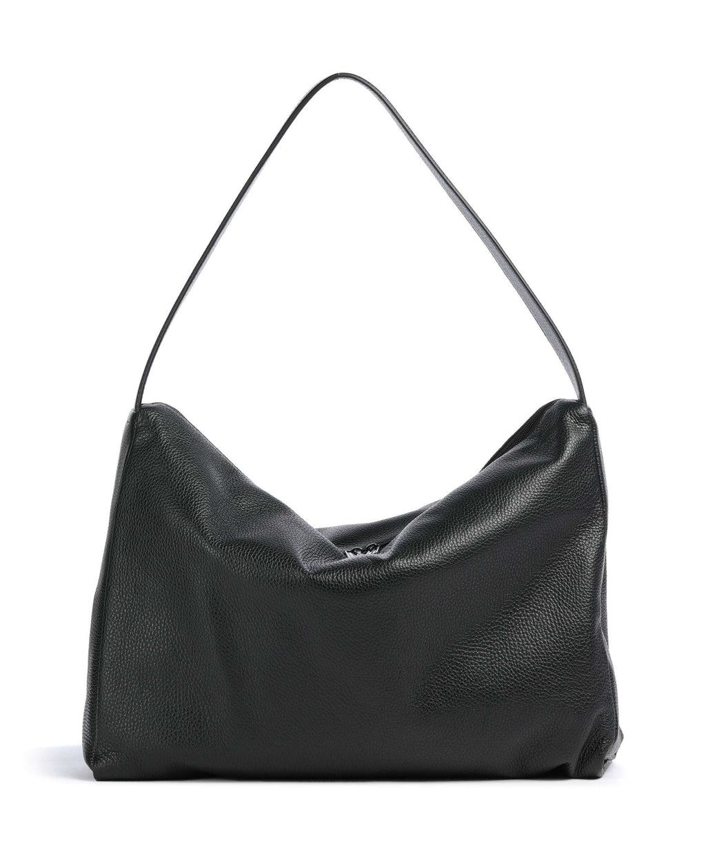 Mandarina Duck Mellow Leather Hobo bag nero