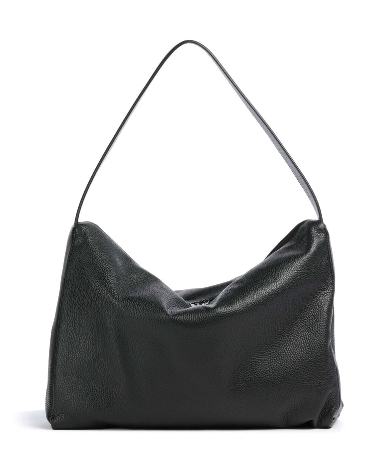 Mandarina Duck Mellow Leather Hobo bag nero