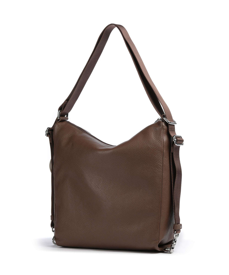 Mandarina Duck Mellow Leather Backpack bag milk chocolate