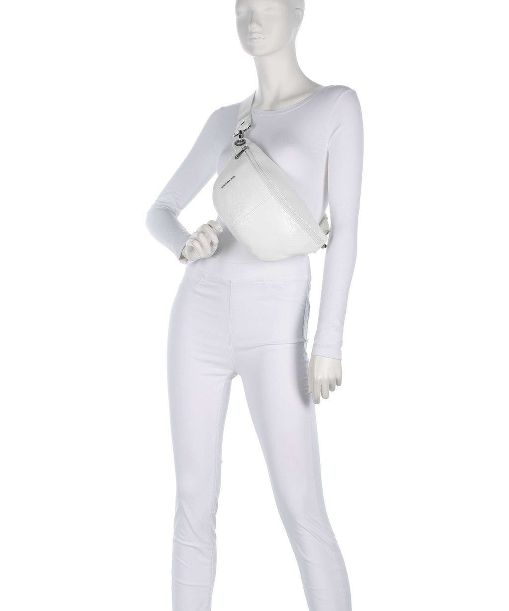 Mandarina Duck Mellow Leather Belt bag blanc
