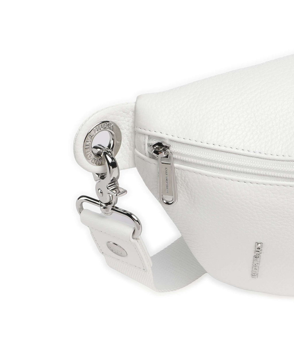 Mandarina Duck Mellow Leather Belt bag blanc