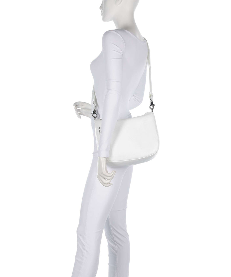 Mandarina Duck Mellow Leather Crossbody bag blanc