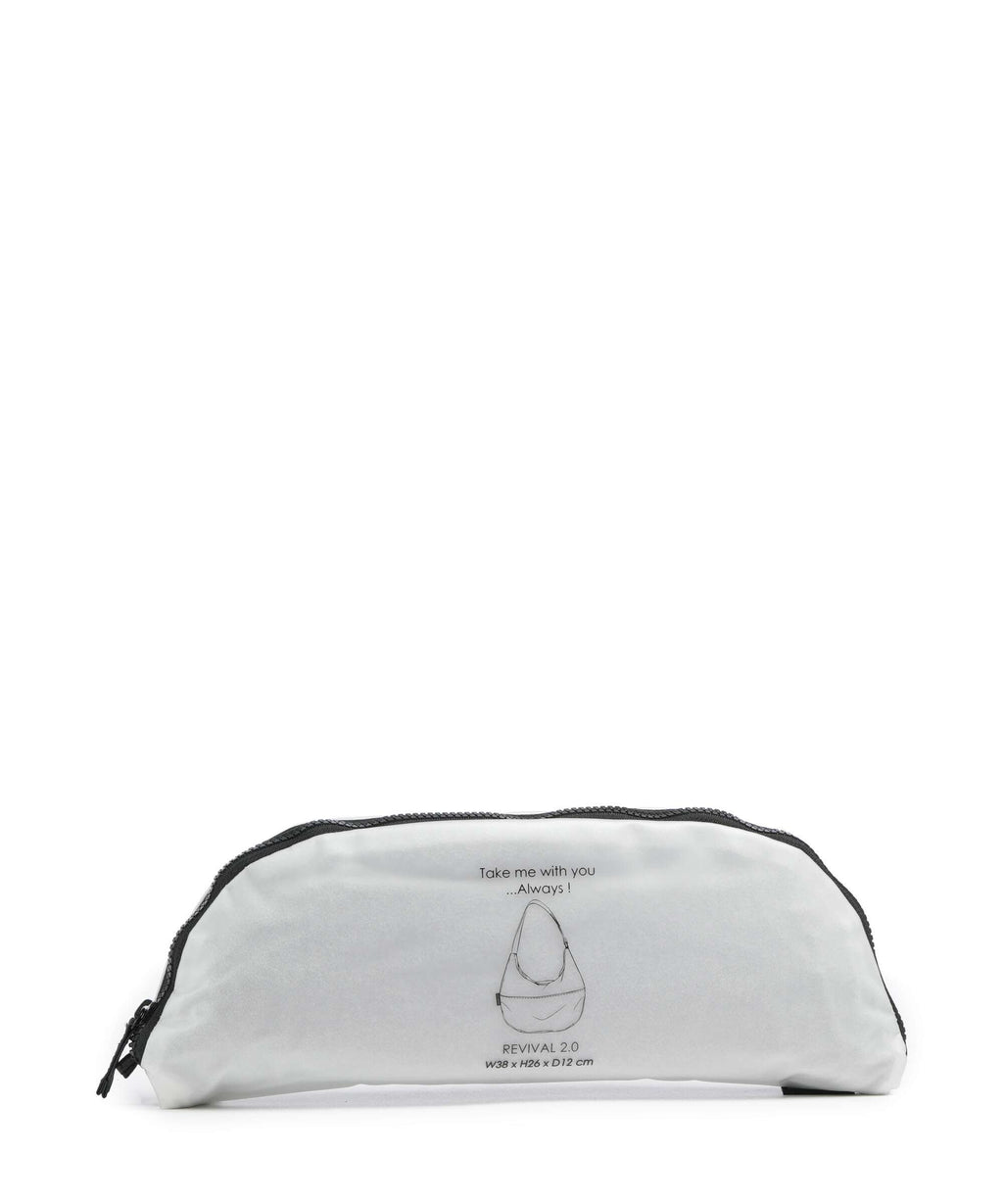 Mandarina Duck Revival 2.0 Hobo bag nero