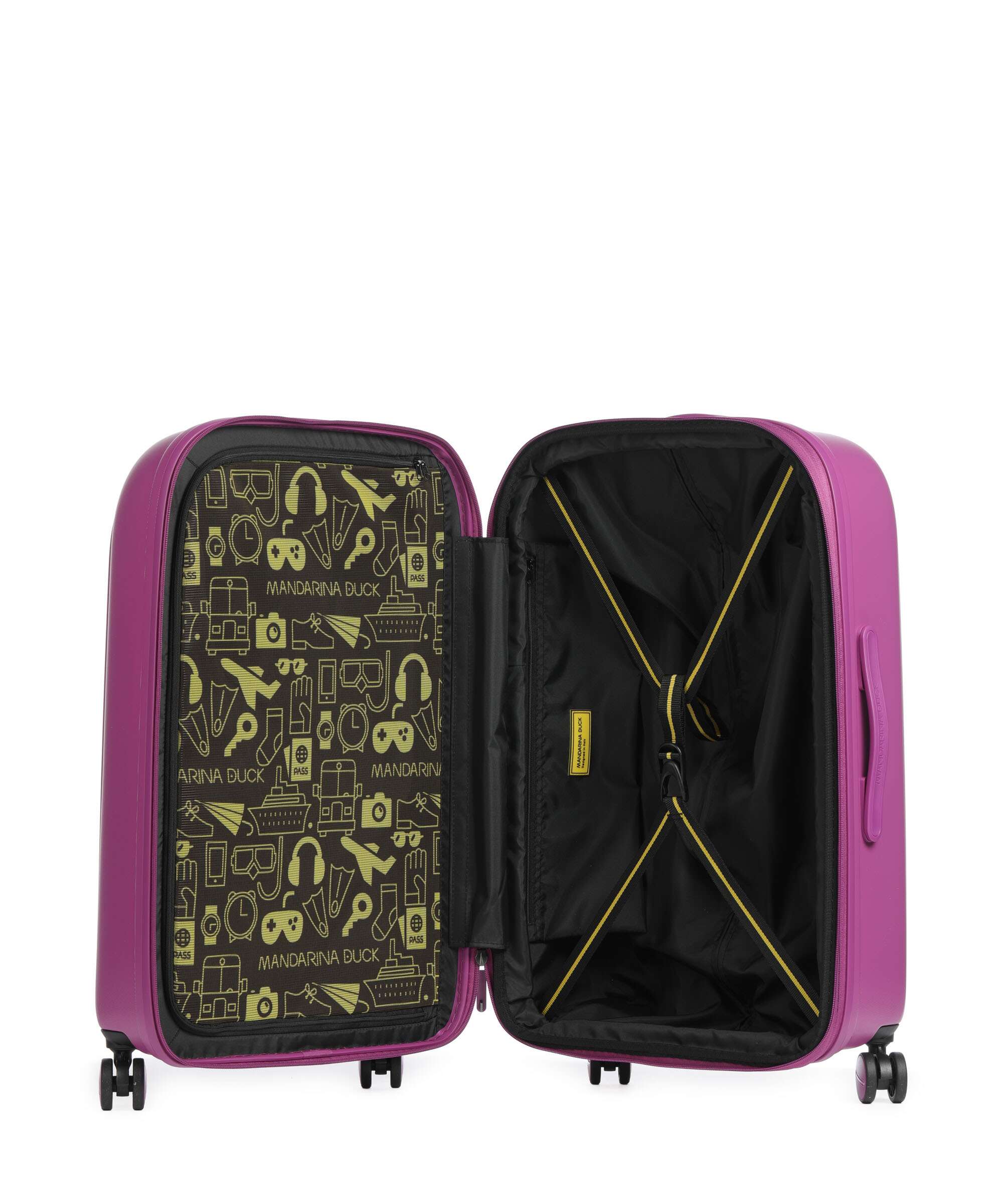 Mandarina Duck Logoduck+ Spinner (4 wheels) digital pink