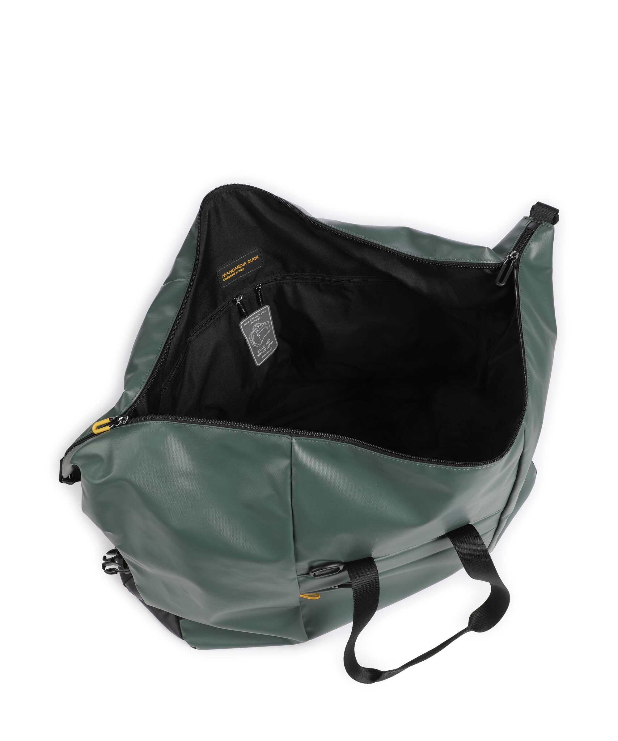 Mandarina Duck Eco Coated Weekend bag deep green