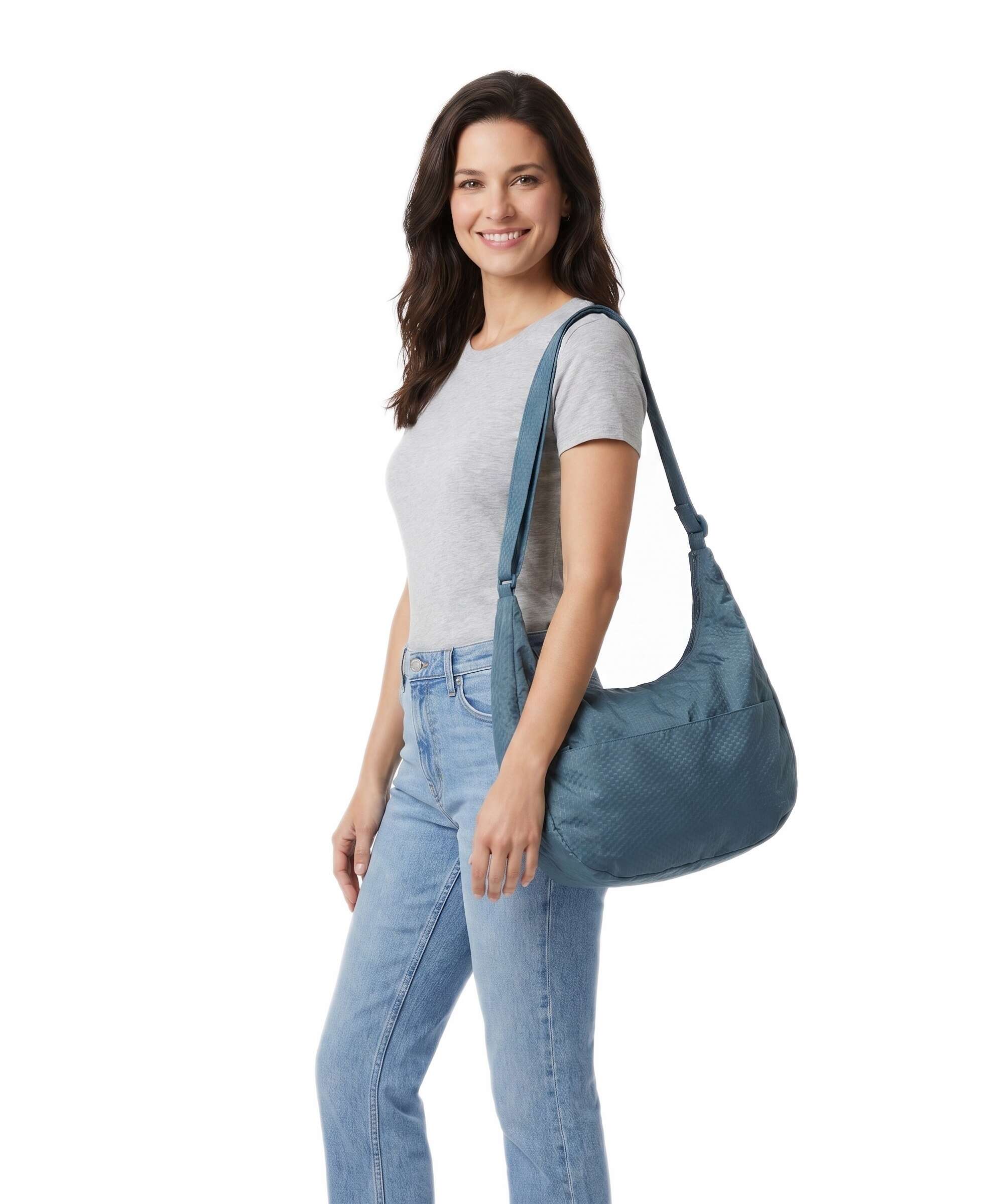 Mandarina Duck Revival 2.0 Hobo bag tailor blue