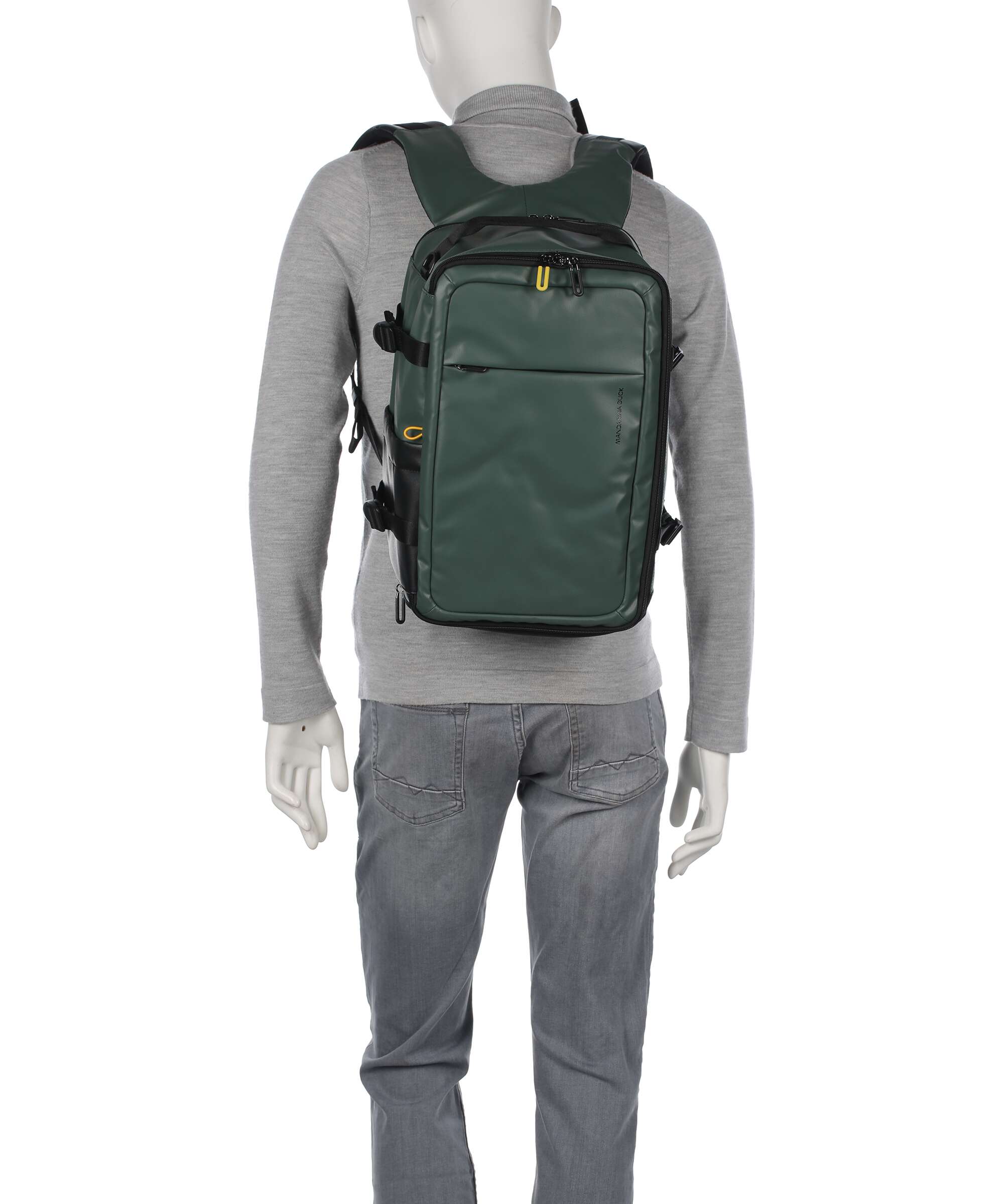 Mandarina Duck Eco Coated Backpack deep green