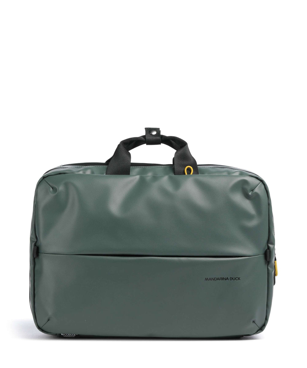 Mandarina Duck Eco Coated Backpack bag deep green