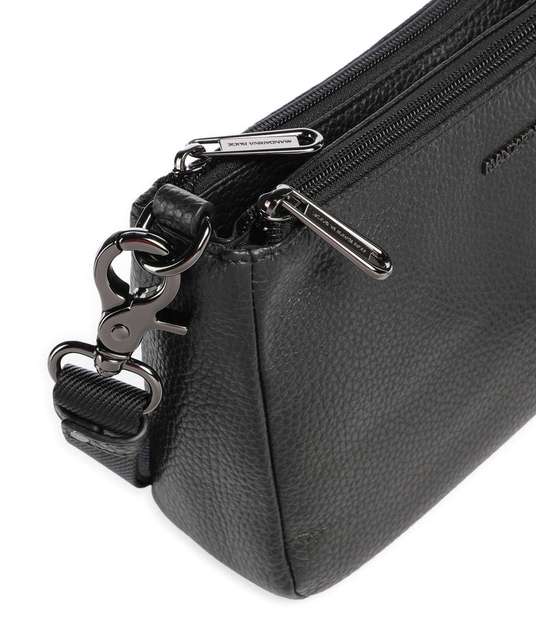 Mandarina Duck Mellow Leather Crossbody bag nero