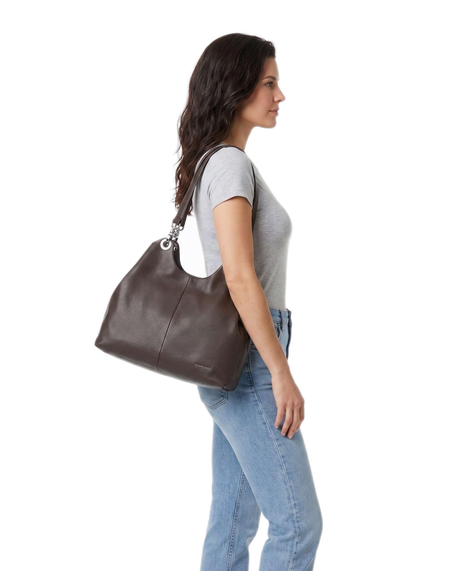 Mandarina Duck Mellow Leather Tote bag espresso