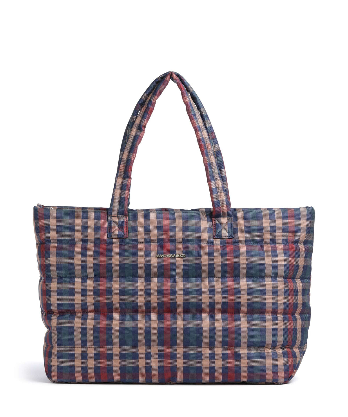 Mandarina Duck Tartan Tote bag tartan brown