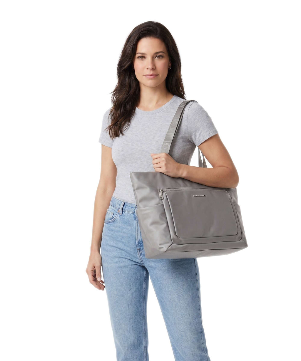 Mandarina Duck Active Lux Tote bag gun metal