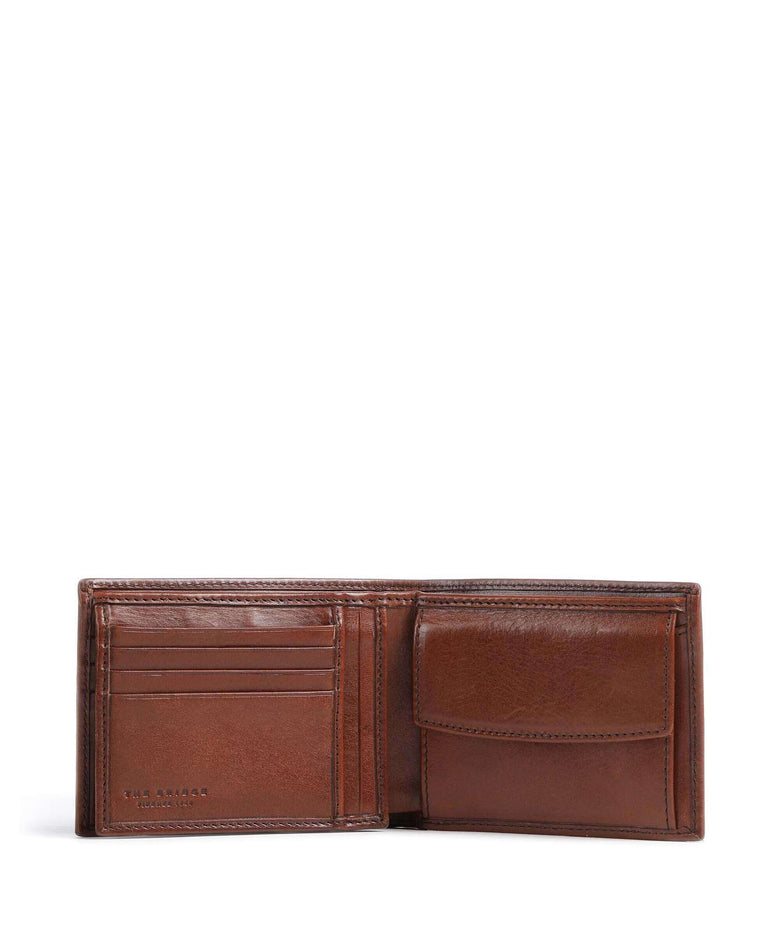 The Bridge Story Uomo RFID Wallet marrone