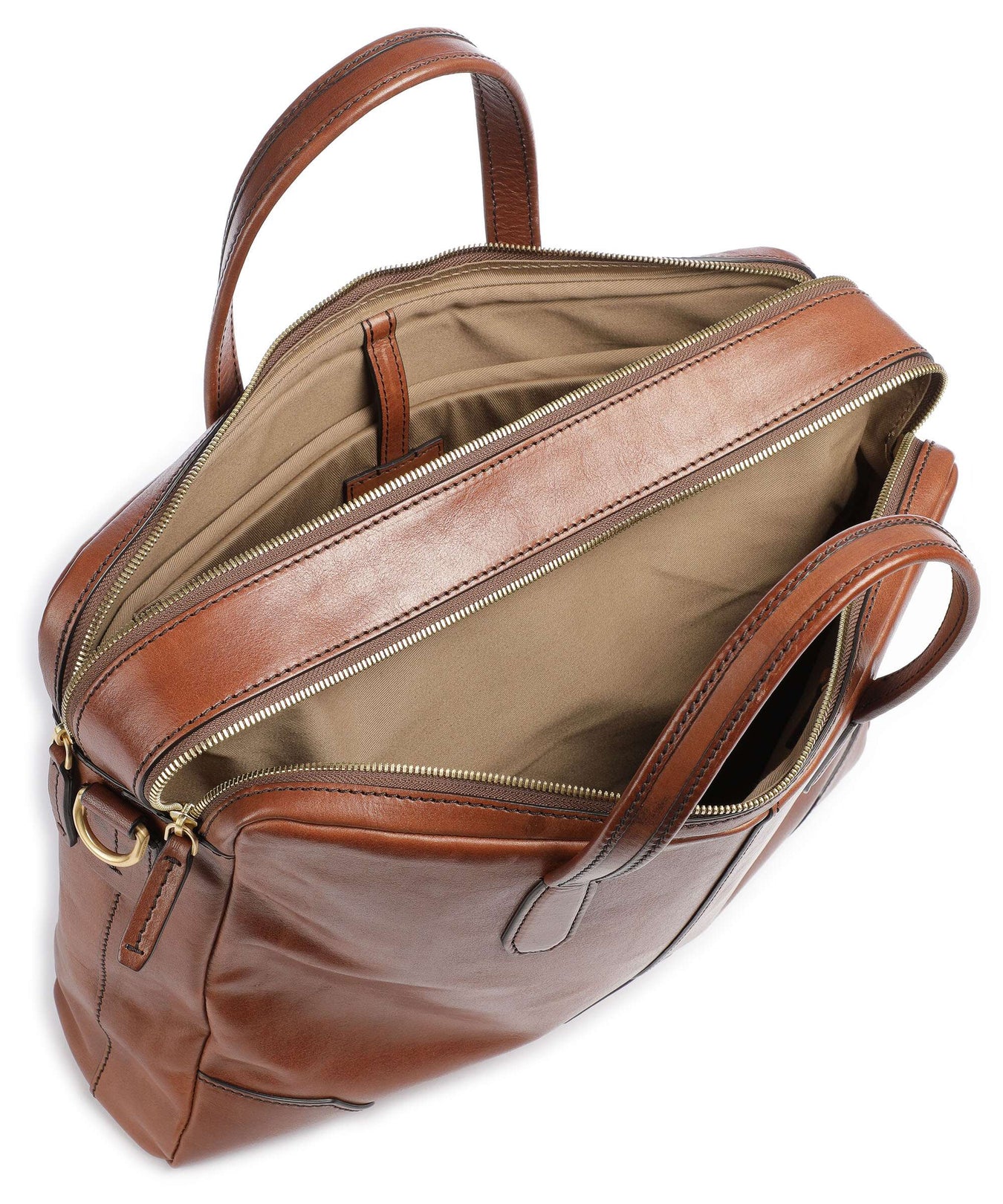 The Bridge Vespucci Briefcase marrone