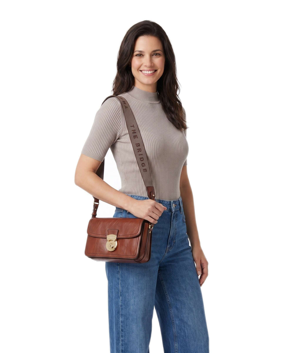 The Bridge Corsini Crossbody bag marrone